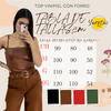 Top Para Dama Casual Vinipiel Con Forro Tirantes