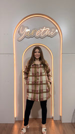 Gabardina Para Dama Abrigo Saco Blazer Boucle Boton Elegante