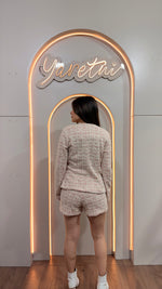 Conjunto Para Dama Blazer Saco Y Short Botones Boucle