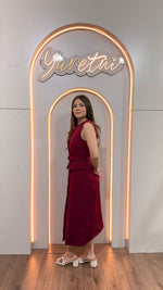 Vestido Para Dama Boton Dorado Formal Elegante Bolsas + Fajo