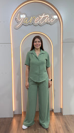 Conjunto Para Dama Pantalón Elastico Y Camisa Casual Luxor