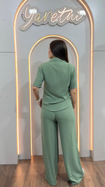 Conjunto Para Dama Pantalón Elastico Y Camisa Casual Luxor