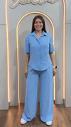 Conjunto Para Dama Pantalón Elastico Y Camisa Casual Luxor
