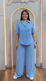 Conjunto Para Dama Pantalón Elastico Y Camisa Casual Luxor