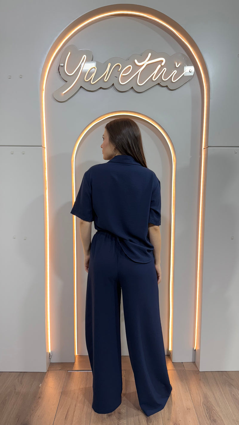 Conjunto Para Dama Pantalón Elastico Y Camisa Casual Luxor