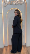Conjunto Para Dama Blazer Con Hombreras Y Pantalon Tulum