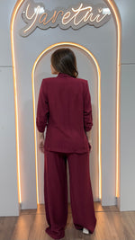Conjunto Para Dama Blazer Con Hombreras Y Pantalon Tulum