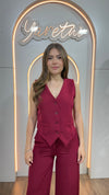 Chaleco Para Dama Sastre Casual Con Botones