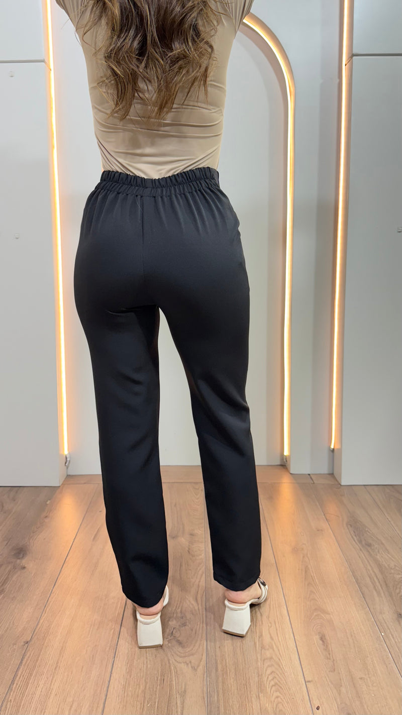 Pantalón Para Dama Formal Con Pinzas Recto Cremallera