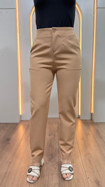 Pantalón Para Dama Formal Con Pinzas Recto Cremallera