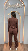Conjunto Pantalon Con Elastico Y Camisa Cuello Cuadrado 2pz