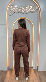 Conjunto Pantalon Con Elastico Y Camisa Cuello Cuadrado 2pz
