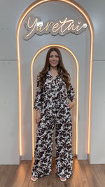 Conjunto Para Dama Casual Pantalon Y Camisa Boton Dordo Vaca