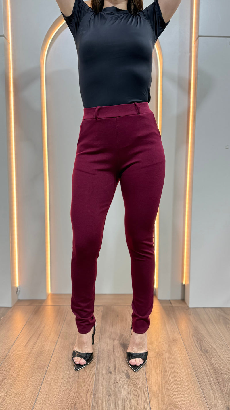 Leggings Malla Casual Liso Para Dama Stretch Con Elastico