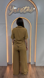 Conjunto Para Dama Pantalón Elastico Y Camisa Casual Luxor