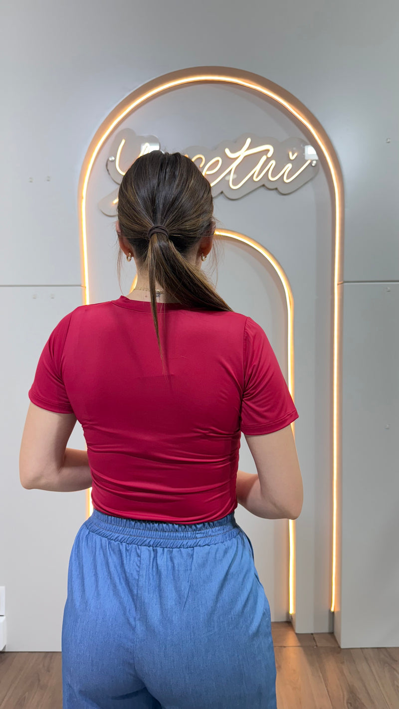 Blusa Para Dama Basic Casual Comoda Licra Stretch