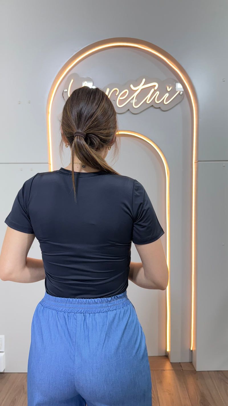 Blusa Para Dama Basic Casual Comoda Licra Stretch