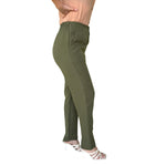 Pantalón Para Dama Formal Con Pinzas Recto Cremallera
