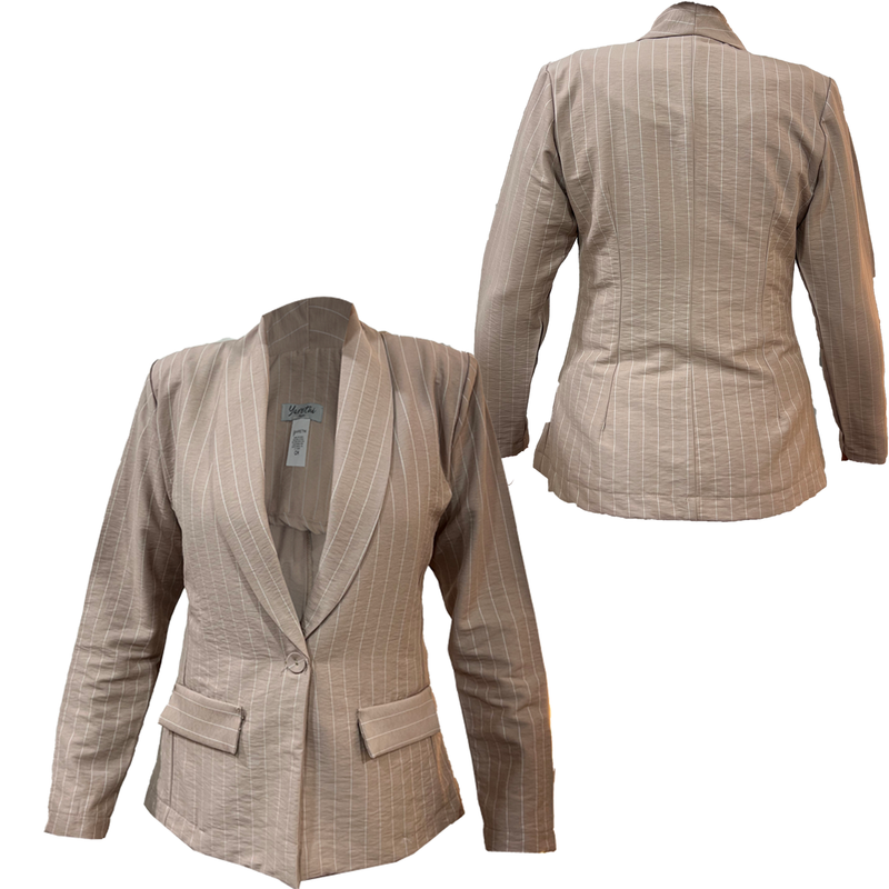 Conjunto Para Dama Blazer, Chaleco Y Pantalon Formal 3pzs