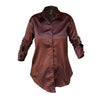 Camisa Para Dama Boton Delantero Con Ajustador Satin