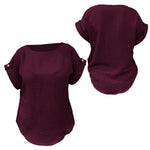 Conjunto Para Dama Pantalon Elastico Y Blusa Con Boton 2pz