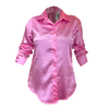 Camisa Para Dama Boton Delantero Con Ajustador Satin