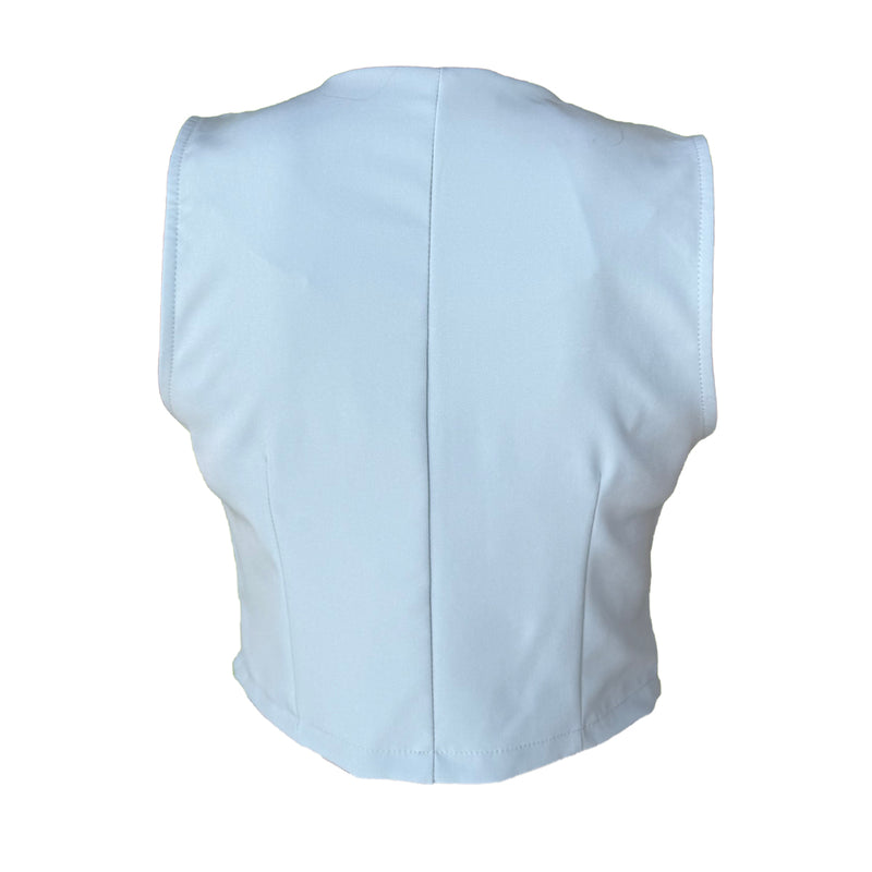 Chaleco Para Dama Sastre Casual Con Botones
