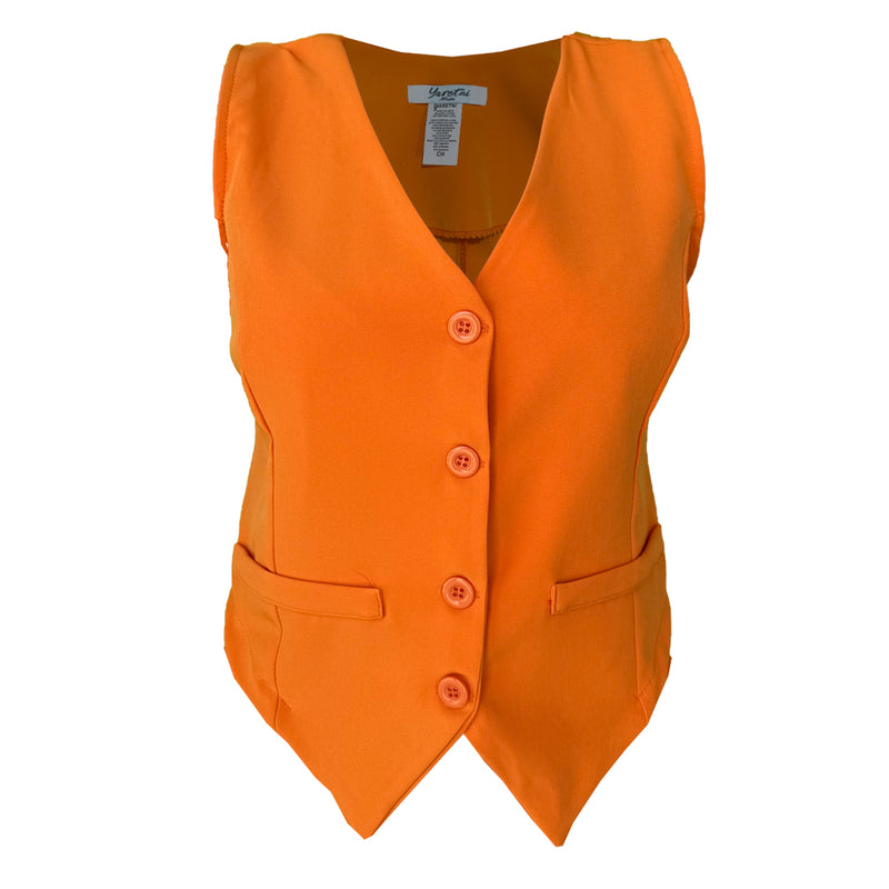 Chaleco Para Dama Sastre Casual Con Botones