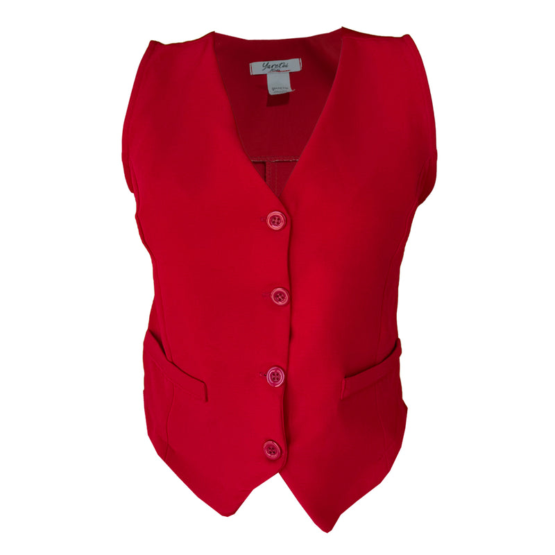 Chaleco Para Dama Sastre Casual Con Botones