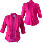 Conjunto Blazer Con Hombreras Y Pantalon Con Presilla + Fajo