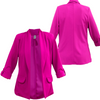 Conjunto Blazer Con Hombreras Y Pantalon Con Presilla + Fajo