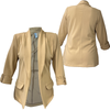 Conjunto Blazer Con Hombreras Y Pantalon Con Presilla + Fajo