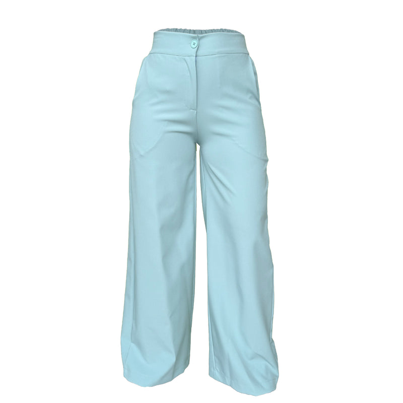Pantalon Para Dama Formal De Pierna Ancha Comodo Y Elegante