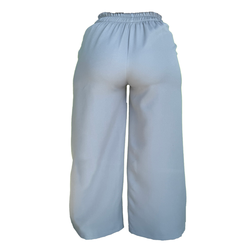 Pantalon Para Dama Formal De Pierna Ancha Comodo Y Elegante