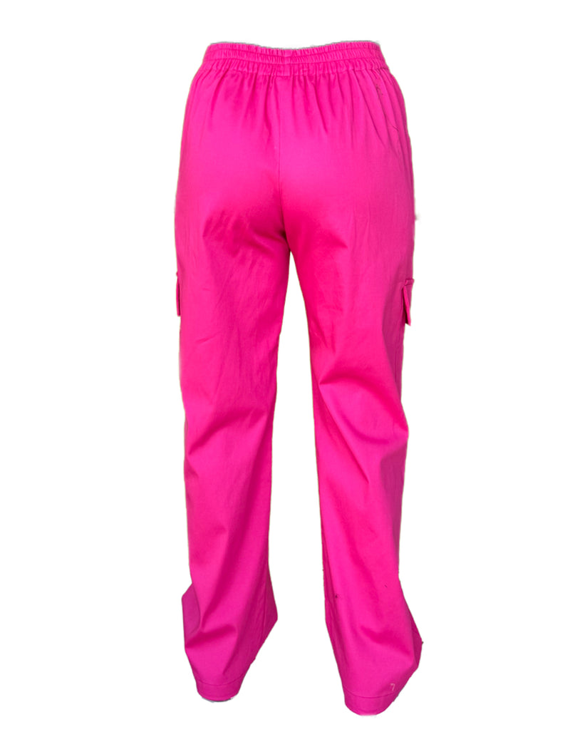 Pantalon Para Dama Casual Tipo Cargo Ancho Con Cremallera