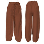 Conjunto Para Dama Pantalon Elastico Y Blusa Con Boton 2pz