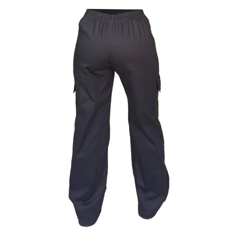 Pantalon Para Dama Casual Tipo Cargo Ancho Con Cremallera