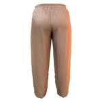 Pantalon Para Dama Casual Con Elastico Rayado