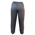 Pantalon Para Dama Casual Con Elastico Rayado