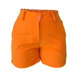 Short Para Dama Casual Corto Con Boton Con Bolsas Elastico