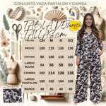 Conjunto Para Dama Casual Pantalon Y Camisa Boton Dordo Vaca